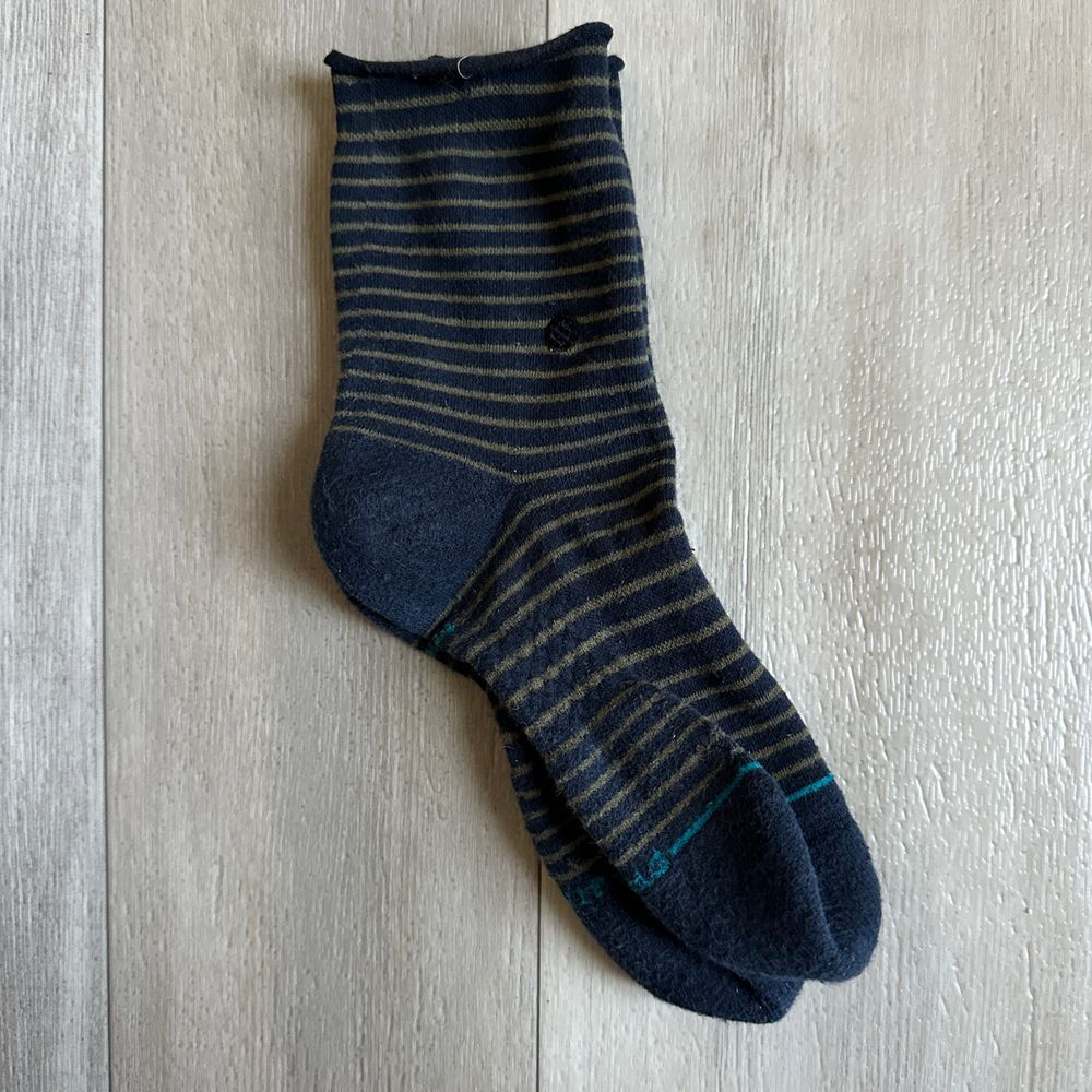 Stance Infinity Quarter Sock Womens M Navy‎ Blue Casual